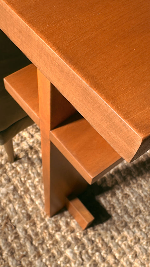 Vesper asymmetrical side table