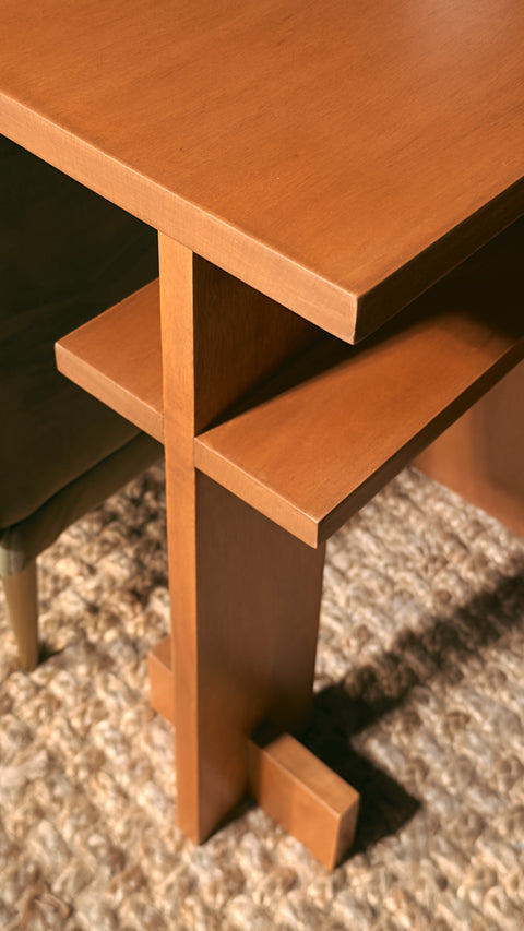 Vesper asymmetrical side table